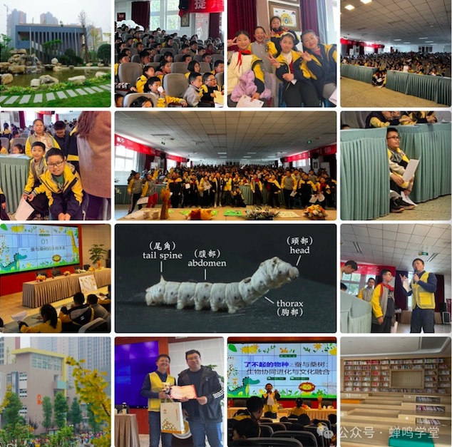 成都市对外科协自然教育部“桑树与蚕的协同进化”主题科普活动进校园